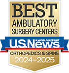 Best Ambulatory Surgery Cetner by US News in Orthopedic and Spine, 2024-25